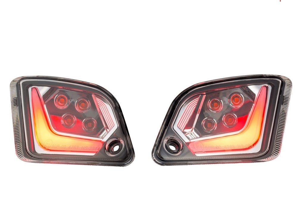 Kit de indicador trasero izquierdo/derecho para Vespa GTS/GTS Super/GTV 125-300cc ('14-), transparente
