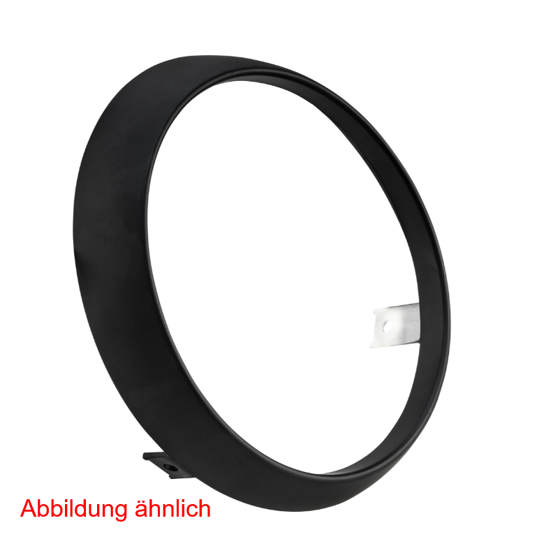 Anillo de lámpara para Vespa Primavera /Elettrica 50-150ccm 2T/4T, negro brillante