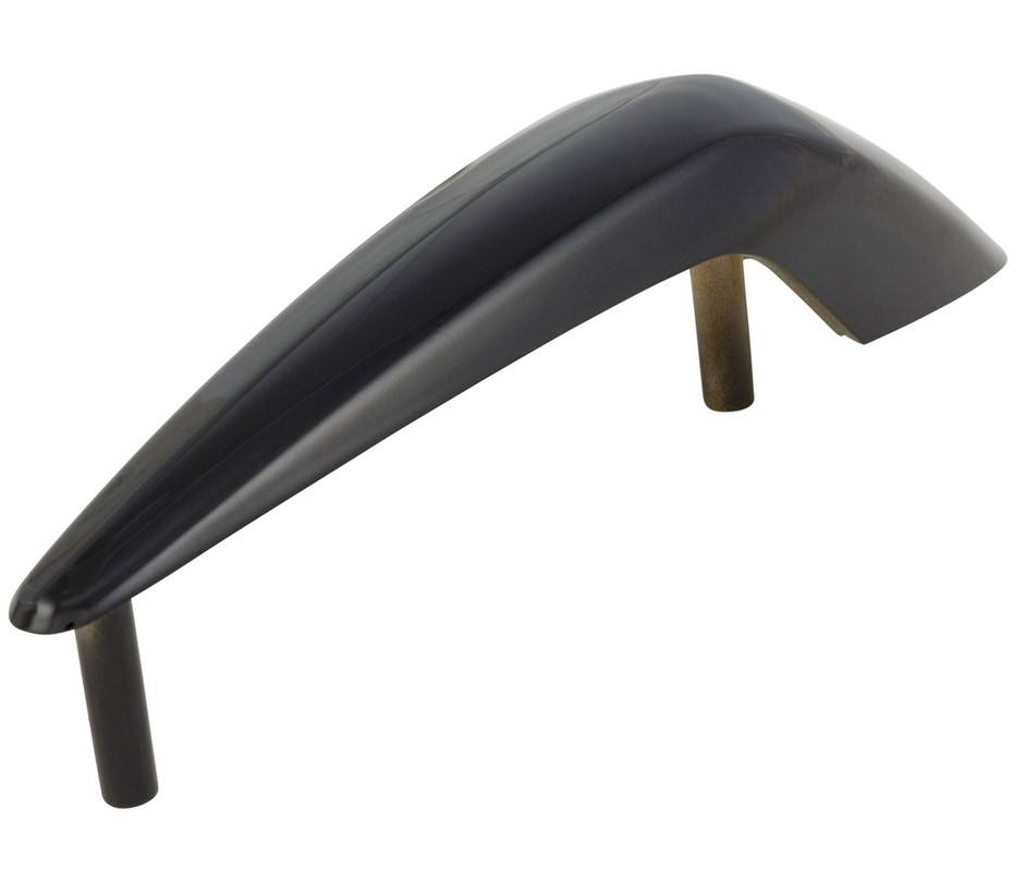Parte superior de la boquilla del guardabarros para Vespa GTS Super/Super Sport 125/300cc, negro brillante