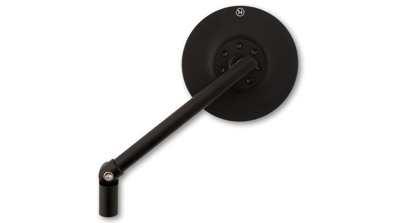 HIGHSIDER pro espejo manillar Conero Black Edition Negro (1ud.)