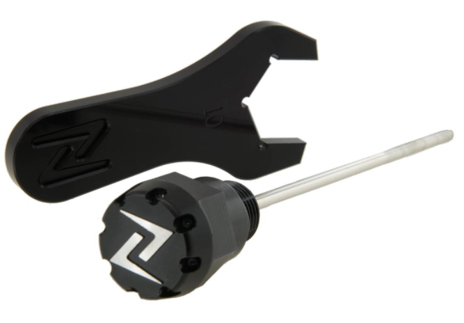 Tornillo de llenado de aceite aceite de motor para Vespa Primavera/​Sprint 125-150ccm i.e. 3V 4T CA, negro