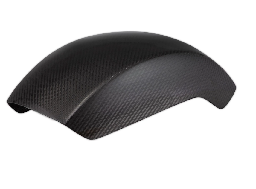 Guardabarros EVO II para Vespa PX 80-200ccm, pequeño, carbono, transparente