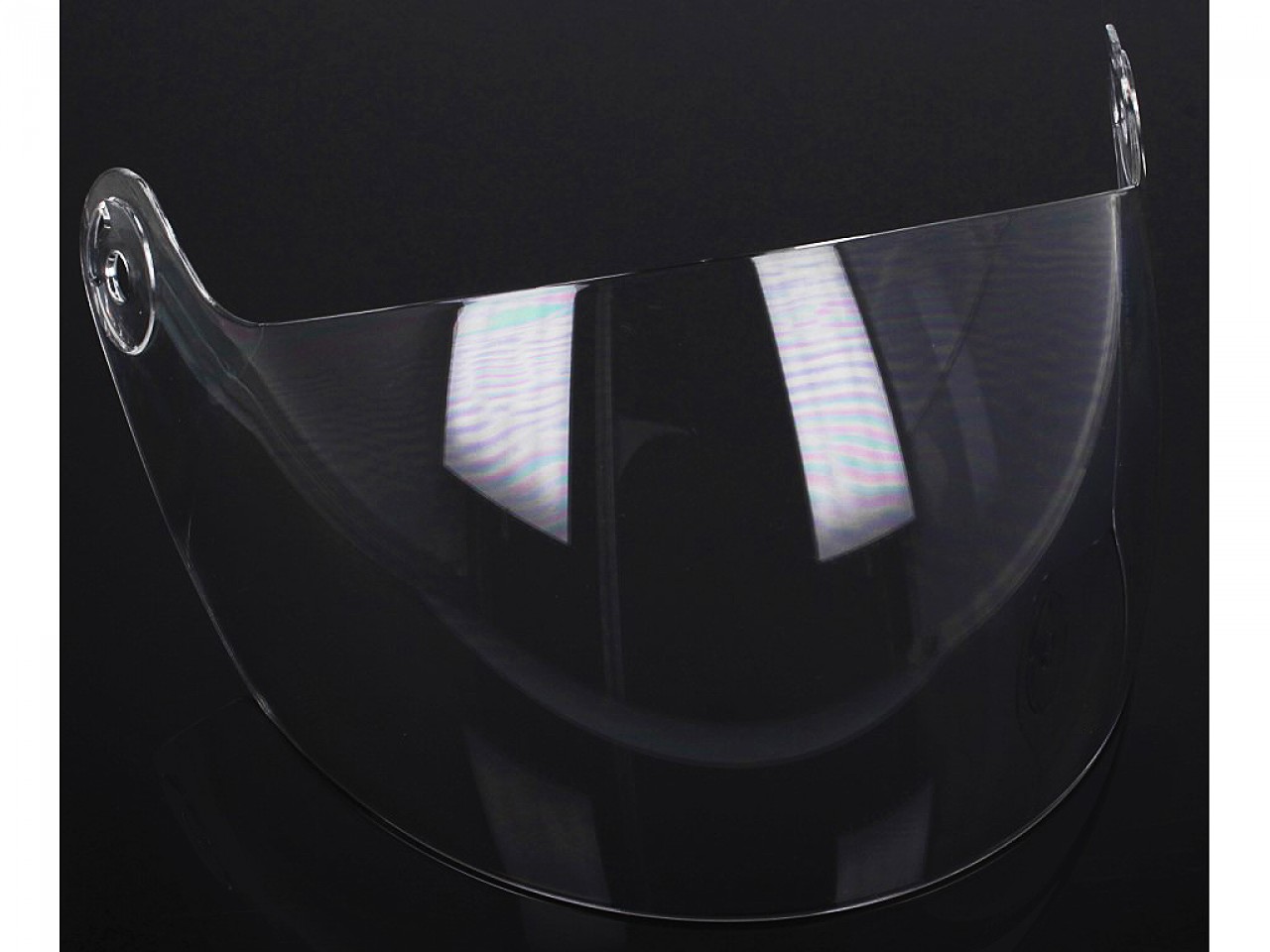Visera Helmo Milano para casco Turbine, transparente, antirrayas, larga