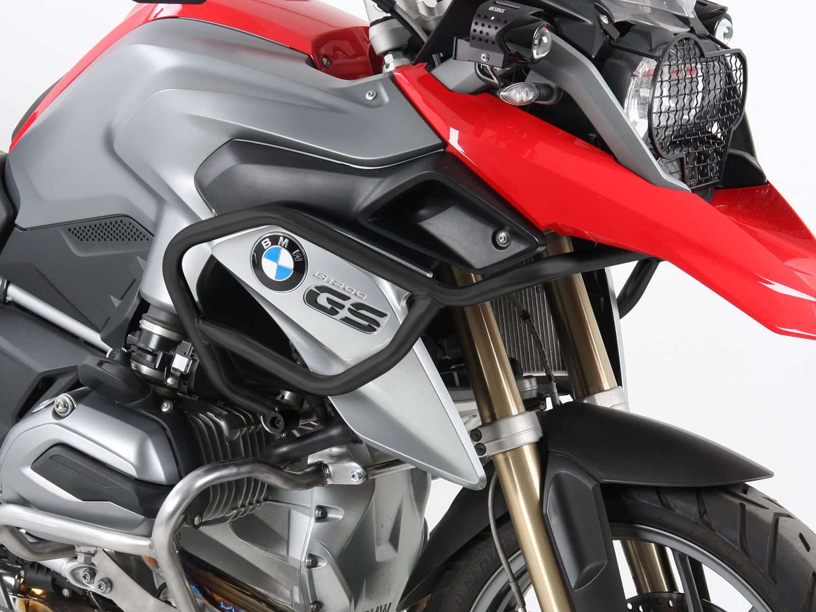Barra protectora de depósito negra para BMW R 1200 GS LC (13-16) Hepco & Becker