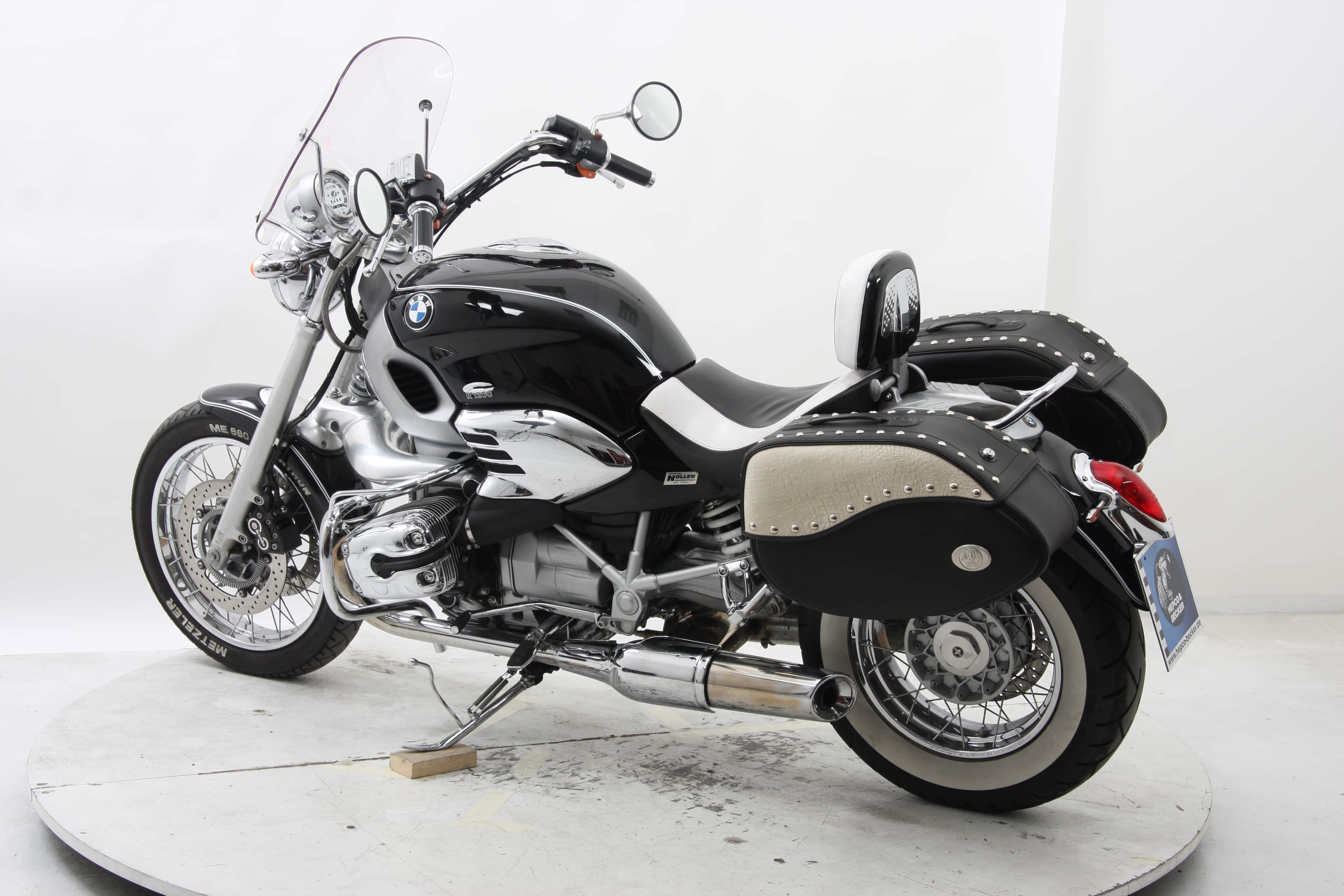 C-Bow soporte lateral cromado para BMW R 850 C (00-04)/R 1200 C (97-04) Hepco & Becker