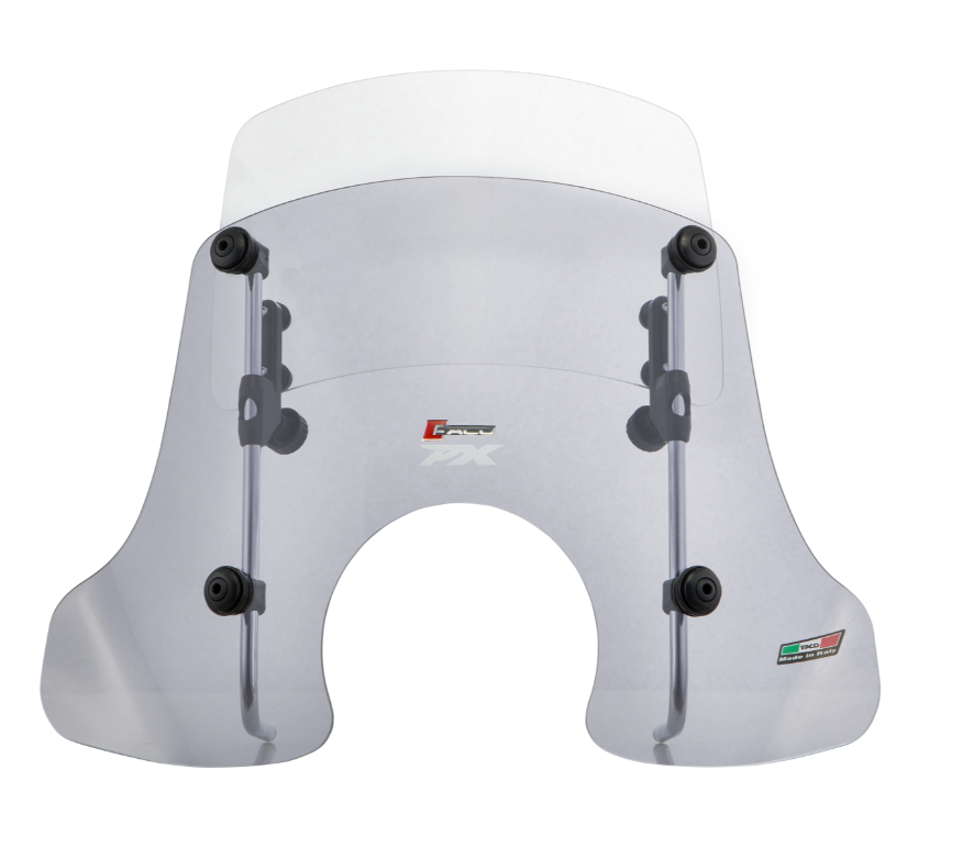 Parabrisas FACO "Twin-Screen" para Vespa PX 80-200cc, tintado