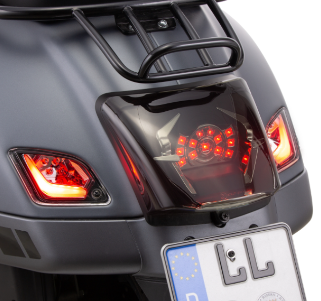 Kit de indicadores delanteros y traseros para Vespa GTS/GTS Super/GTV/GT 60/GT/GT L ('03-'13), transparente