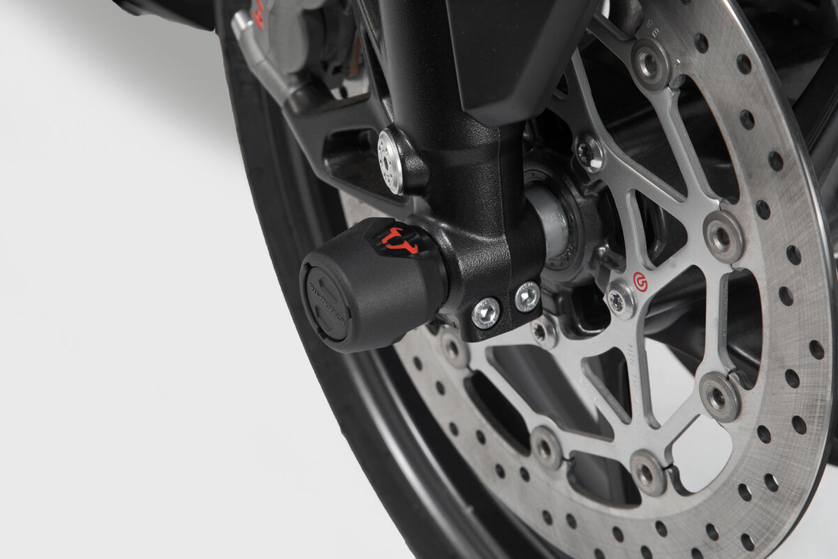SW-Motech Kit de almohadillas SW Motech para el eje delantero de la Suzuki V-Strom 1000 /1050, Yamaha MT-10 /SP0