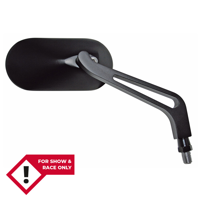 Espejo de manillar HIGHSIDER smart negro ovalado (par)