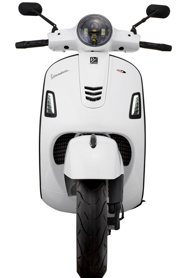 Kit indicador delantero izquierdo/derecho para Vespa GTS/GTS Super/GTV 125-300cc ('14-), tintado