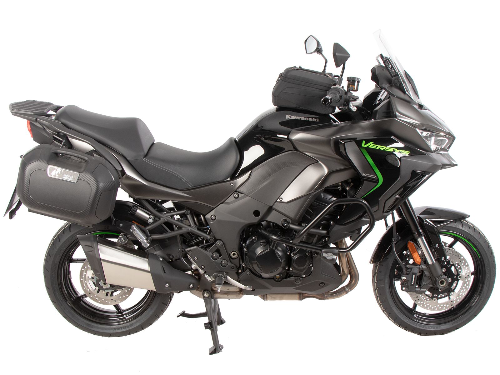 Soporte lateral C-Bow negro para Kawasaki Versys 1100 /SE (25-) Hepco & Becker