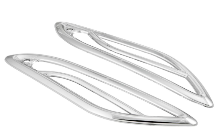 Rejilla indicadora derecha/izquierda, trasera para Vespa Primavera/Sprint 50-150cc 2T/4T AC, cromada