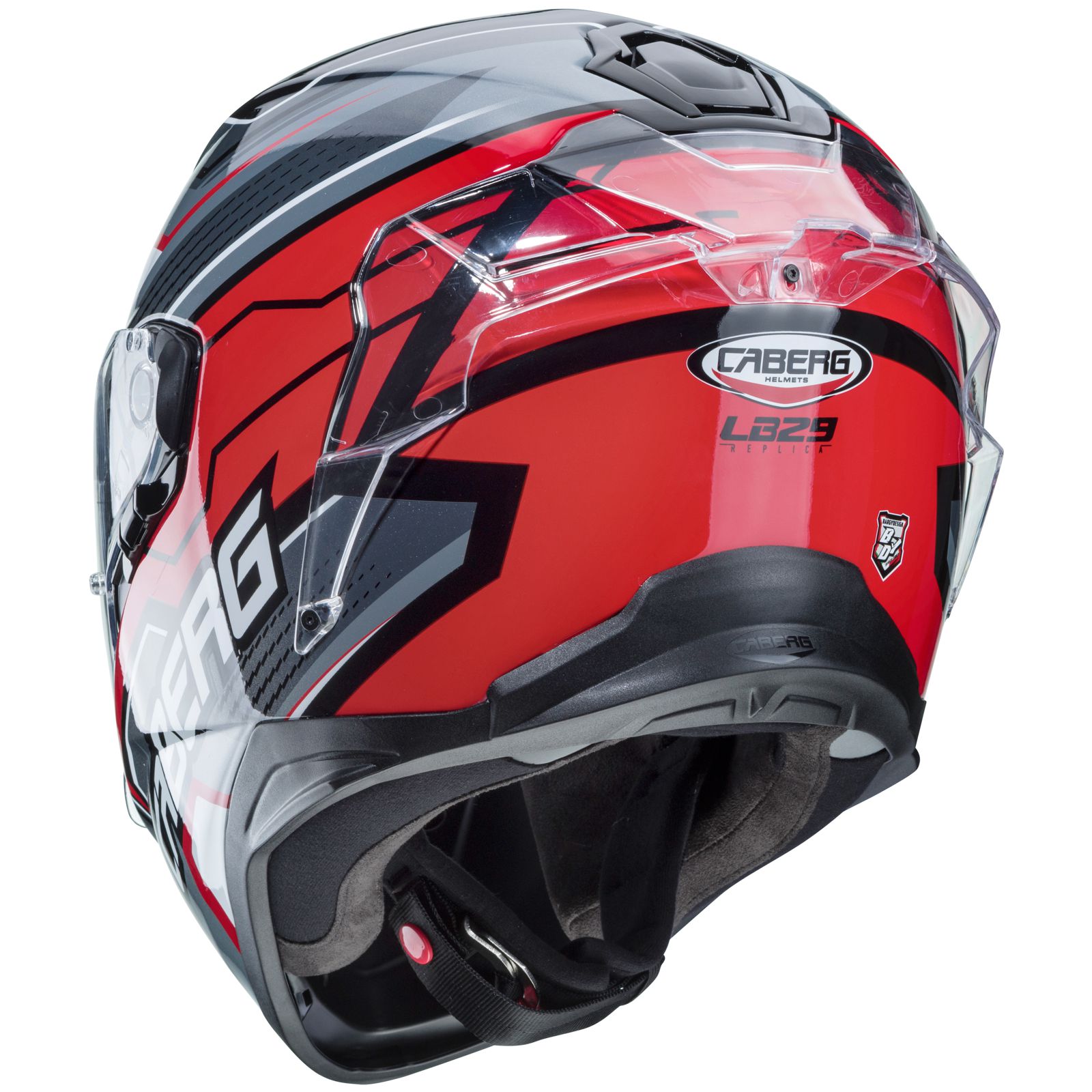 Casco Caberg Drift Evo LB29, negro/antracita-rojo