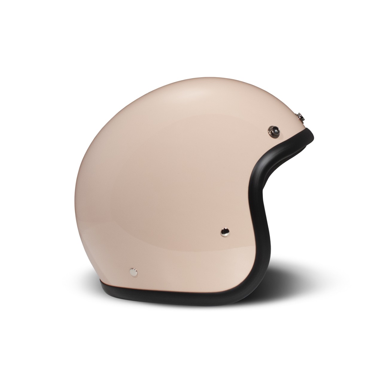Casco DMD jet Retro, beige, brillante, Cipria, fibra de vidrio, ECE 22.06