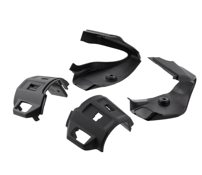 Tapa unidad de conmutación, izquierda y derecha para Vepsa Primavera/Sprint, negro mate