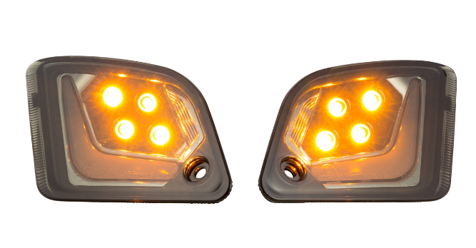 Kit de indicadores delanteros y traseros para Vespa GTS/GTS Super/GTV 125-300cc ('14-), tintados