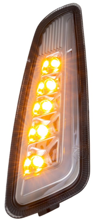 Kit de intermitentes delanteros y traseros para Vespa Primavera/Sprint 125-150cc 2T/4T AC, transparente