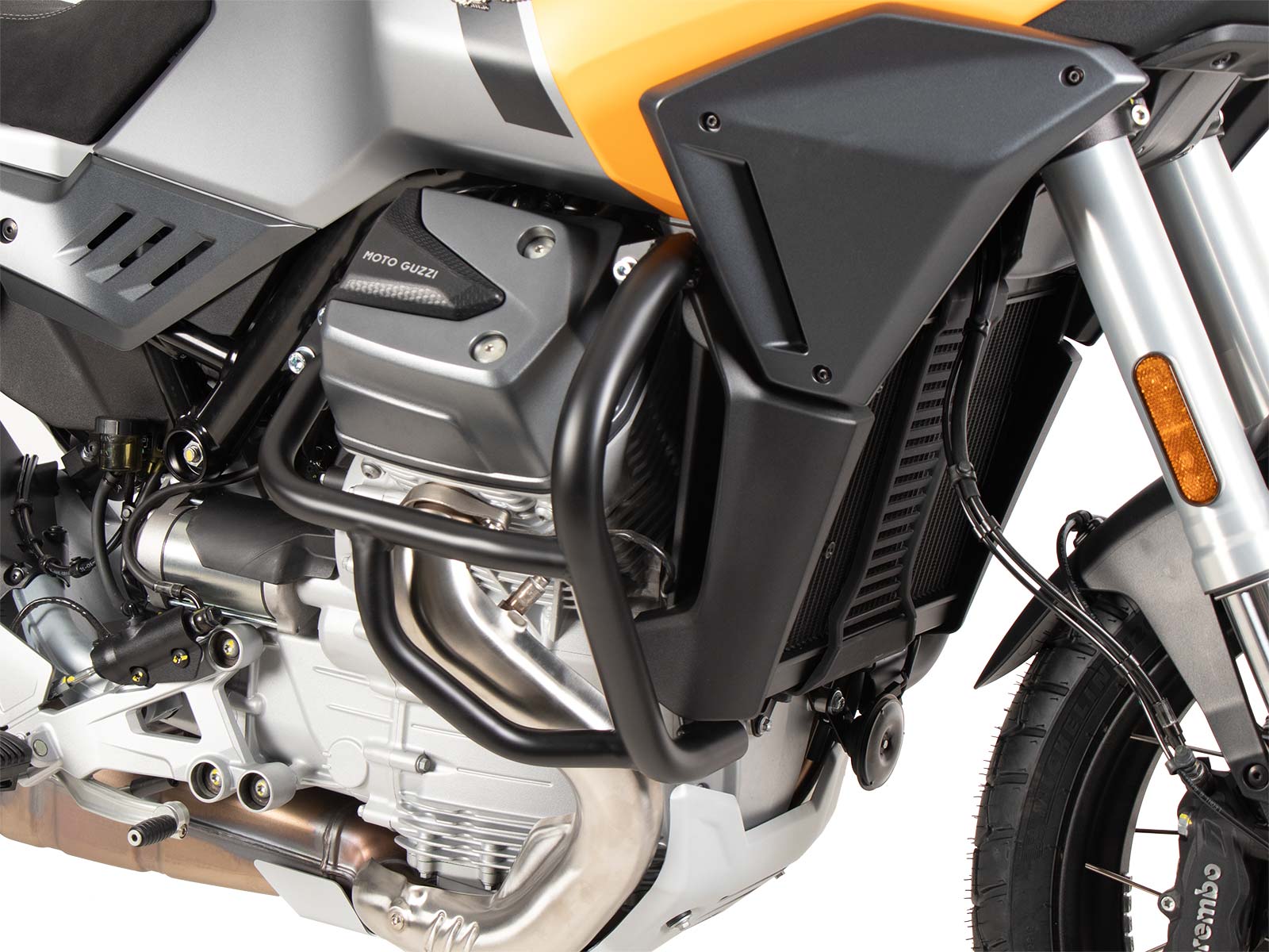 Guardamotor negro para Moto Guzzi Stelvio (24-) Hepco & Becker