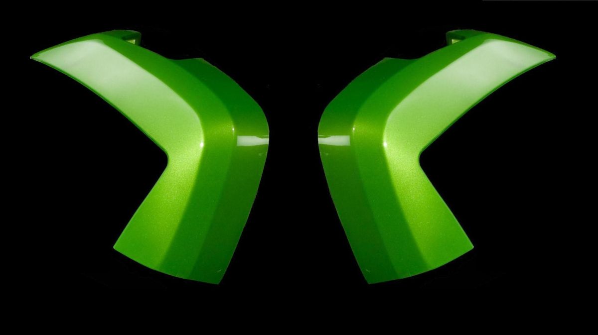 Fundas para moto Candy Lime Green Versys1000 2014/ Z1000SX 2013 Original Kawasaki