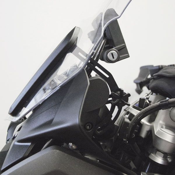 Refuerzo de parabrisas para BMW R 1200 GS LC /Adventure LC, R 1250 GS, negro