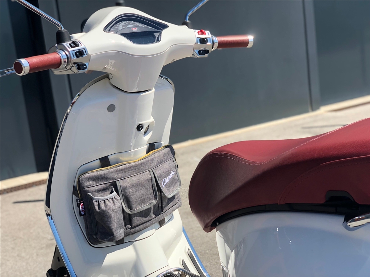 Bolsa "Classic" para maletero/guantera Vespa - gris, nailon
