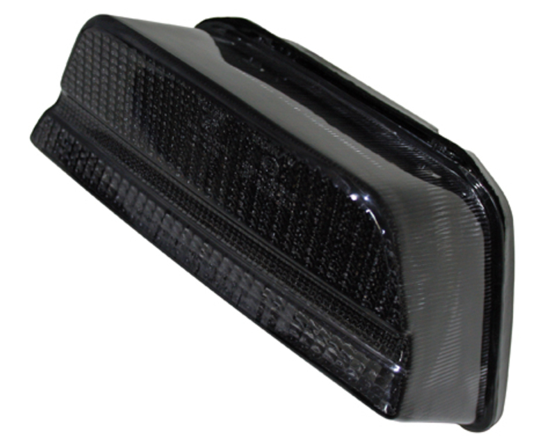 HIGHSIDER piloto trasero LED inteligente negro estilo Kawasaki, homologado E (1ud.)