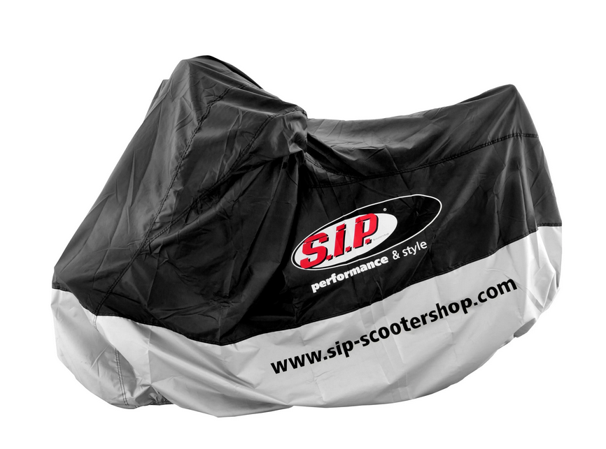 "Scooter" de garaje plegable para exteriores, talla M-L, negro/plateado