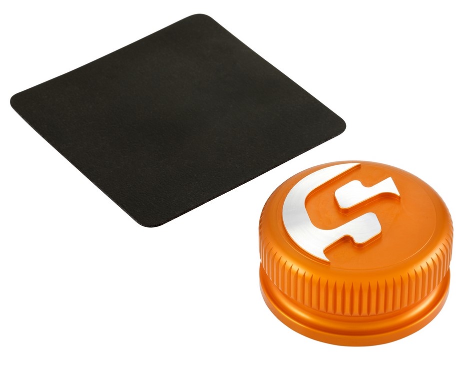 Tapón del depósito para Vespa, naranja mate