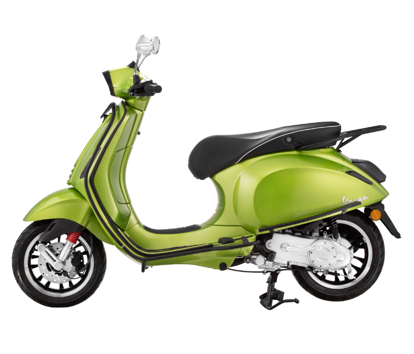 Guardabarros parachoques delantero para Vespa Primavera/Sprint/Elettrica 50-150ccm, negro mate
