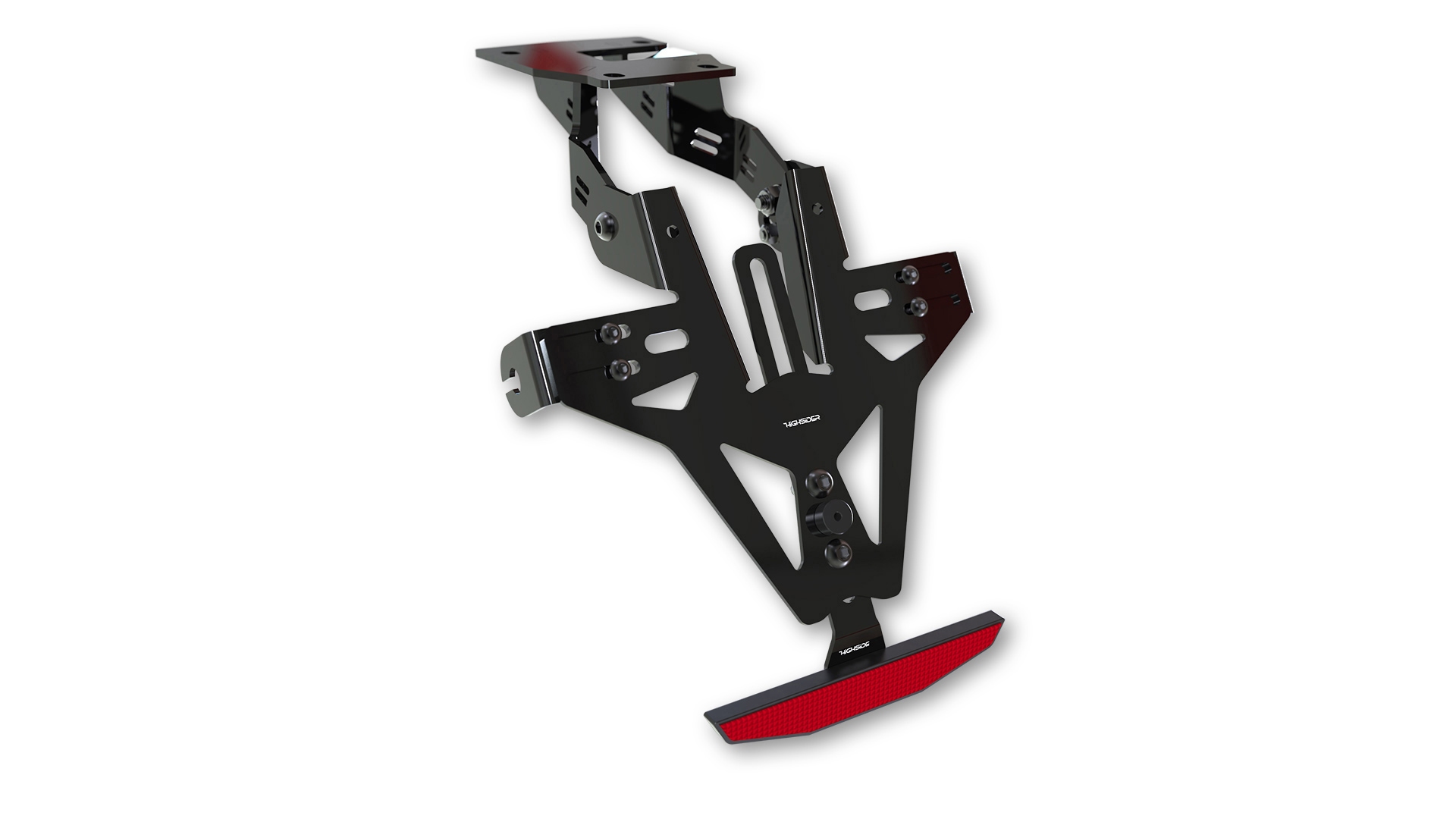 Soporte de matrícula corto incl. iluminación de matrícula para Aprilia RS 660 20- / Tuono 660 21-