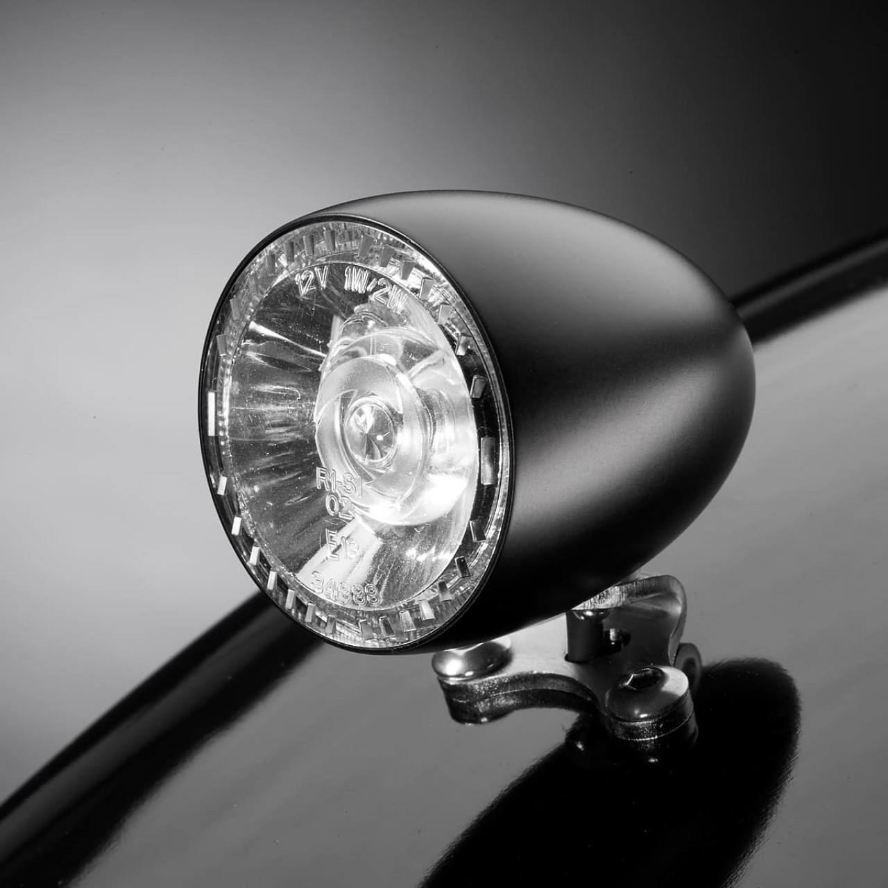 Indicador Kellermann, luz trasera y de freno, Bullet 1000 RB, acero, LED, HL/HR, 12 V, negro mate