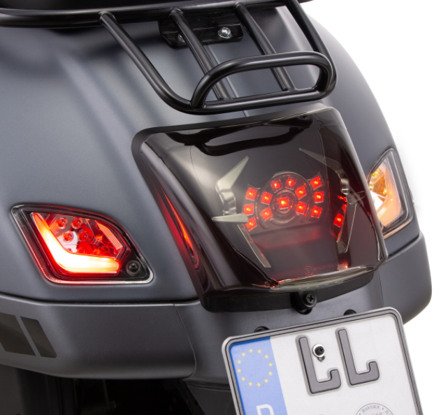 Kit de indicadores delanteros y traseros para Vespa GTS/GTS Super/GTV/GT 60/GT/GT L ('03-'13), transparente