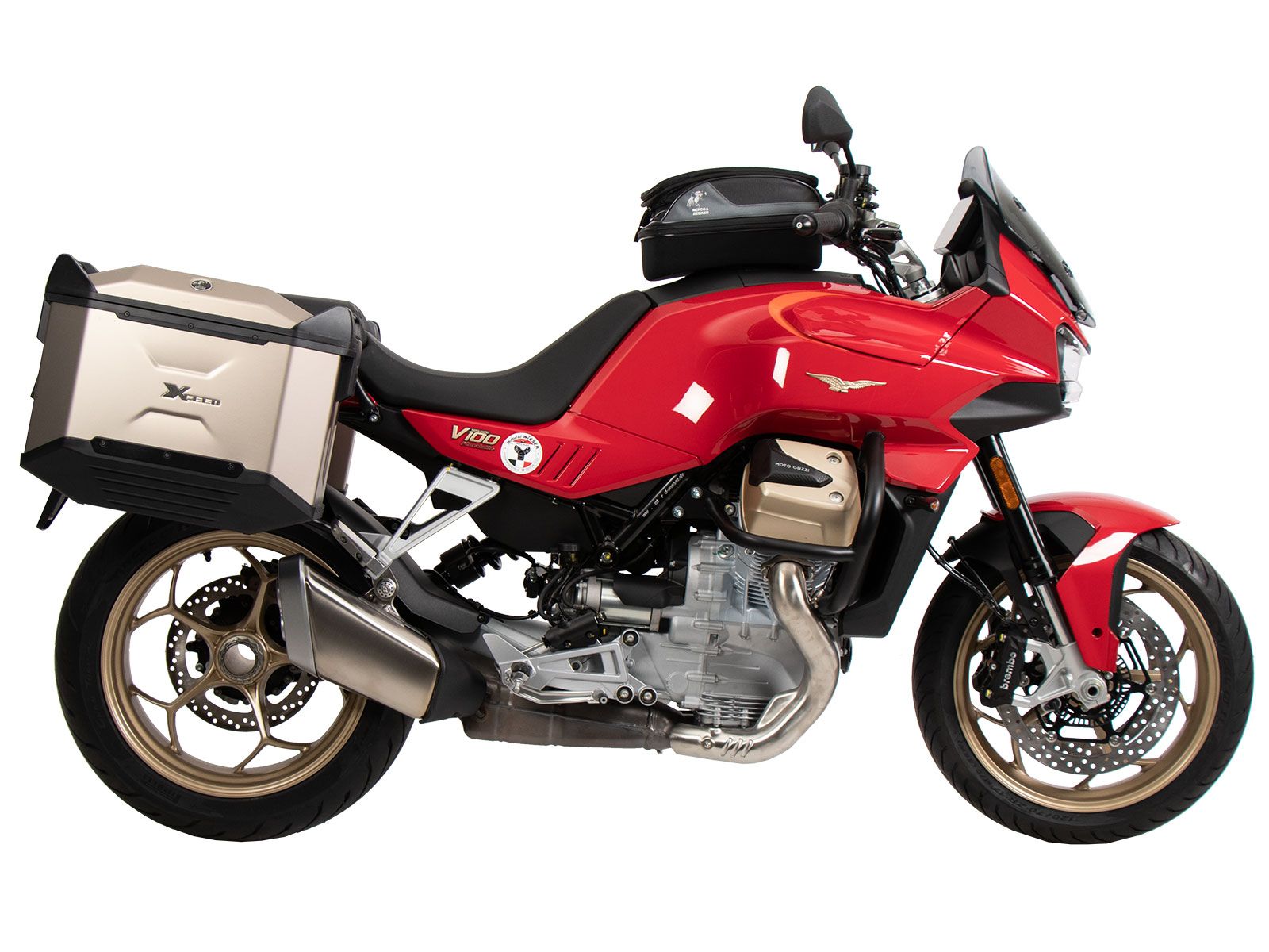 Anillo básico del depósito incl. unidad de cierre de la bolsa del depósito para Moto Guzzi V100 Mandello /S (22-)