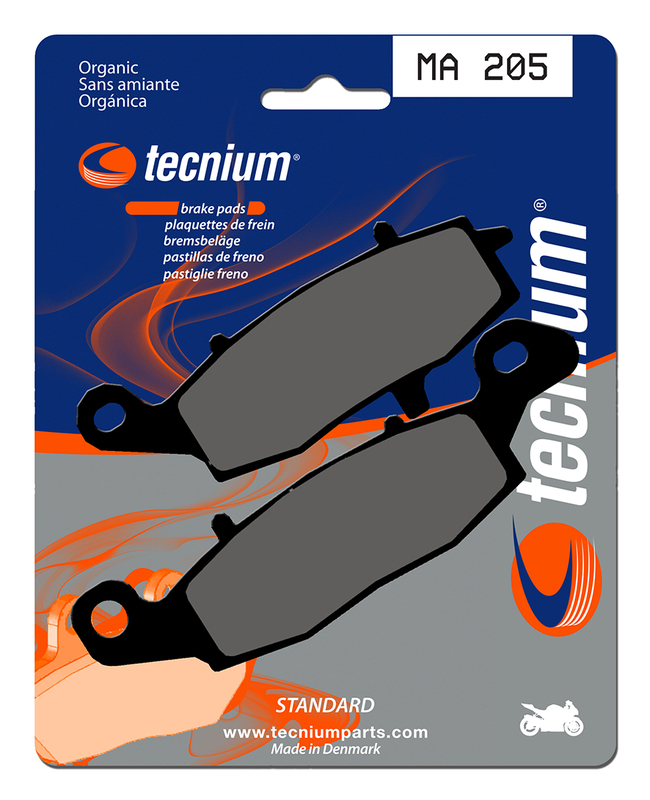 Pastillas de Freno Tecnium Street Orgánicas - MA205
