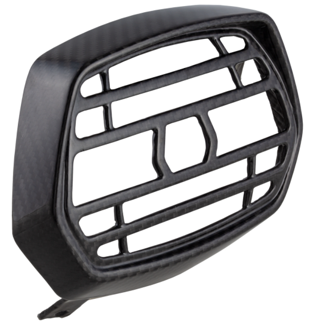 Anillo de luz con rejilla para Vespa Sprint 50-150cc 2T/4T ('13-'18), Carbono