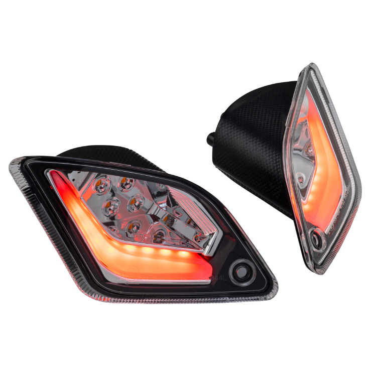 Kit de intermitentes delantero y trasero para Vespa GTS/GTS Super/GTV 125-300cc, transparente