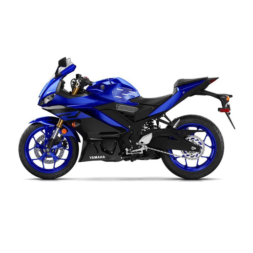 Stompgrip negro Volcano para Yamaha YZF-R3 (19-)