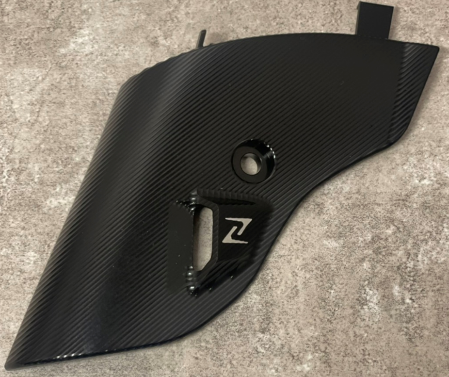 Carenado de horquilla ZELIONI para Vespa Primavera/Sprint/Elettrica 50-150ccm, negro anodizado