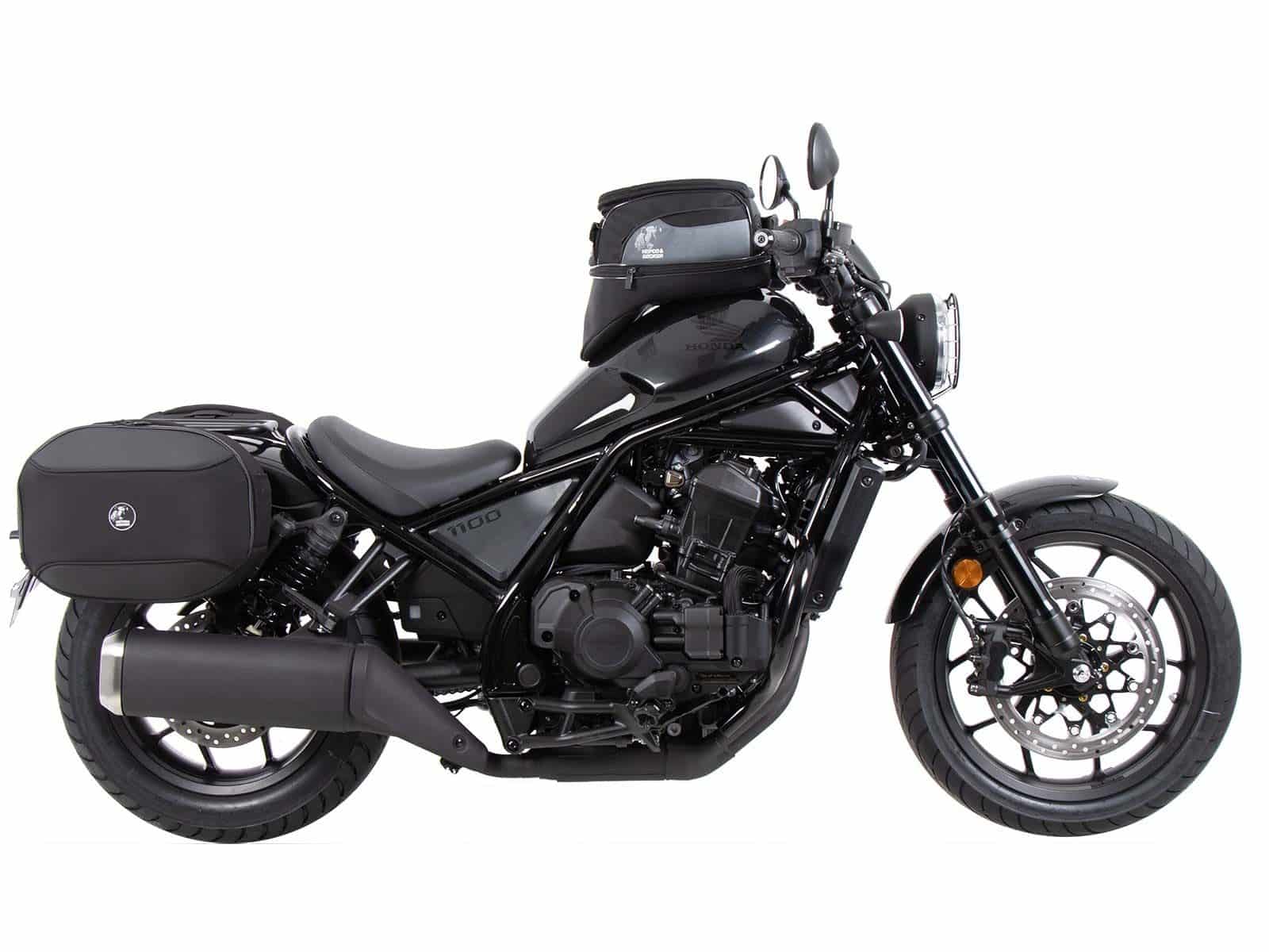 Soporte lateral C-Bow negro para Honda CMX 1100 Rebel /DCT (21-24) Hepco & Becker