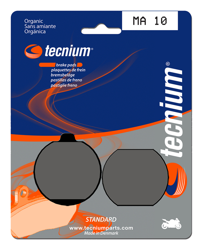 Pastillas de Freno Tecnium Street Orgánicas - MA10