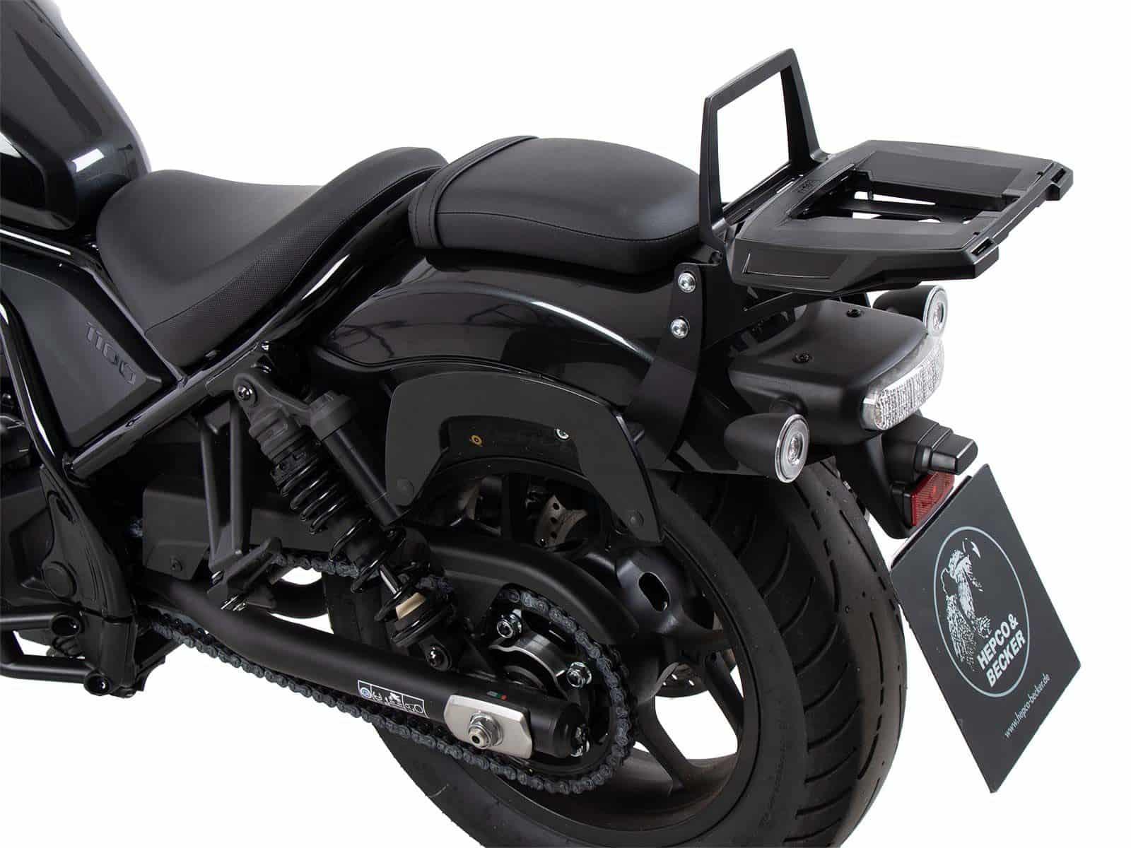 Portamaletas Alurack negro para Honda CMX 1100 Rebel /DCT (21-24 )Hepco & Becker