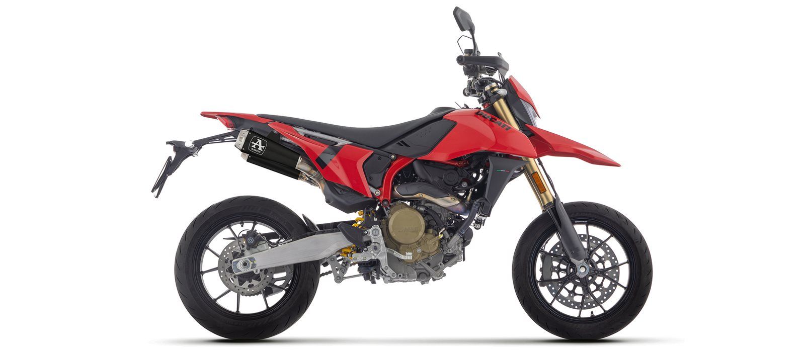 Escape ARROW PRO-RACE DARK acero inoxidable para Ducati Hypermotard 698 Mono /RVE (24-)