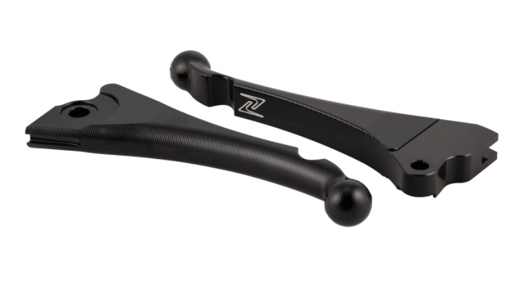 Juego de palanca de freno deportiva "Shorty 3D" izquierda/derecha para Vespa LX/LXV/S/Primavera/Sprint, negro