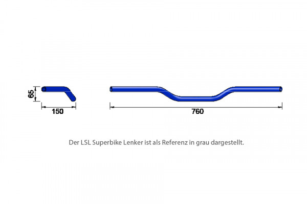 Manillar Superbike LSL Acero L01