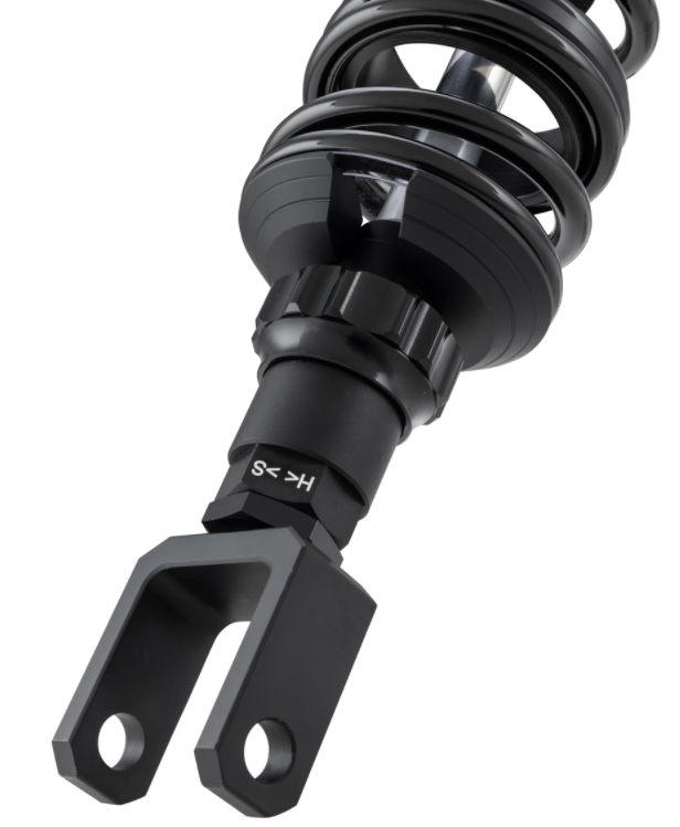Amortiguador "Black Edition", trasero para Vespa Primavera/Sprint 50cc 2T/4T, negro mate