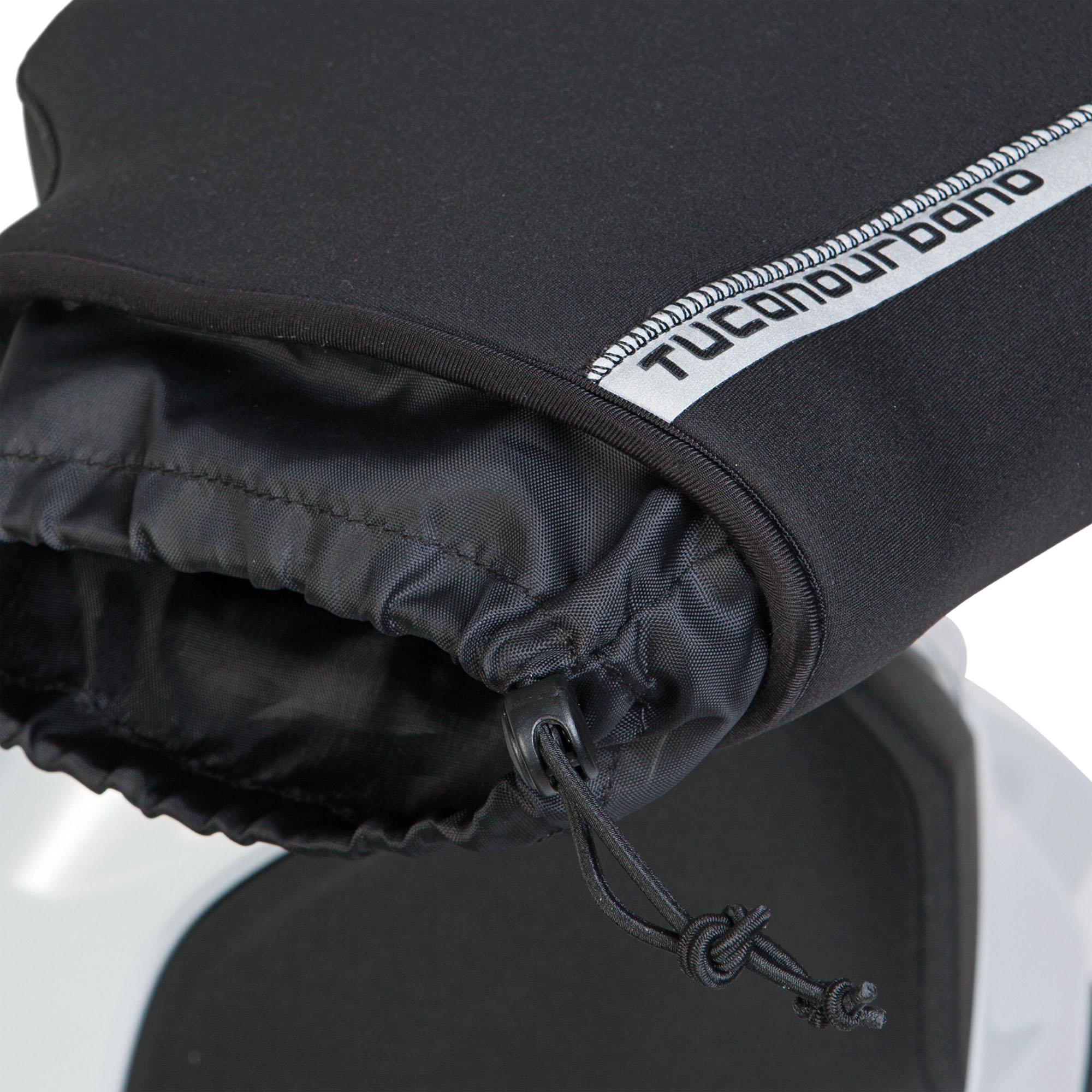 Guantes de manillar, para Vespa GT / Vespa GTS, con protector, negro Tucano Urbano