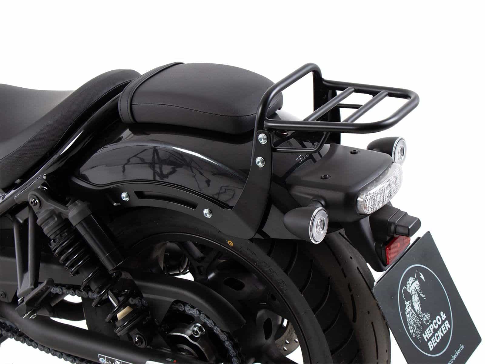 Portaequipajes tubular negro para Honda CMX 1100 Rebel /DCT (21-24) Hepco & Becker