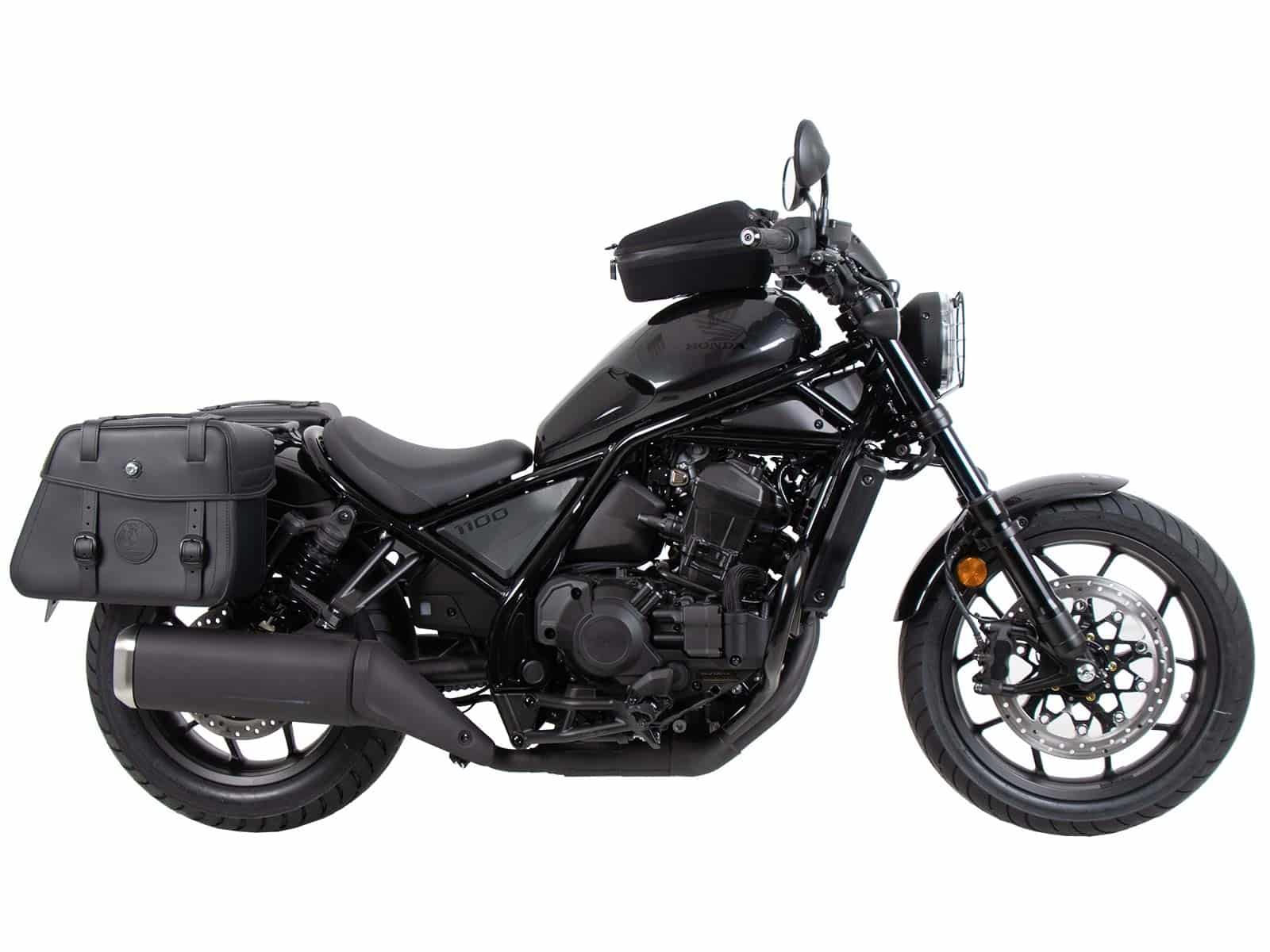 Soporte lateral C-Bow negro para Honda CMX 1100 Rebel /DCT (21-24) Hepco & Becker