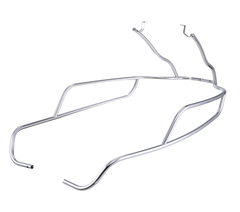 Cubrebarras lateral trasero para Vespa GTS /GTS Super /GTV /GT 60, 125-300ccm, cromado