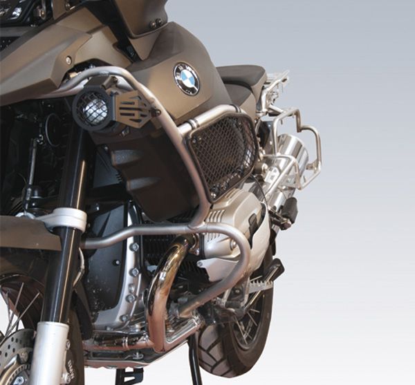Protector de depósito para BMW R 1200 GS Adventure, acero, negro